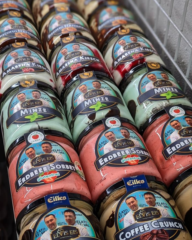 Elvis Eis Gla╠êser Tiefku╠êhltruhe LEH